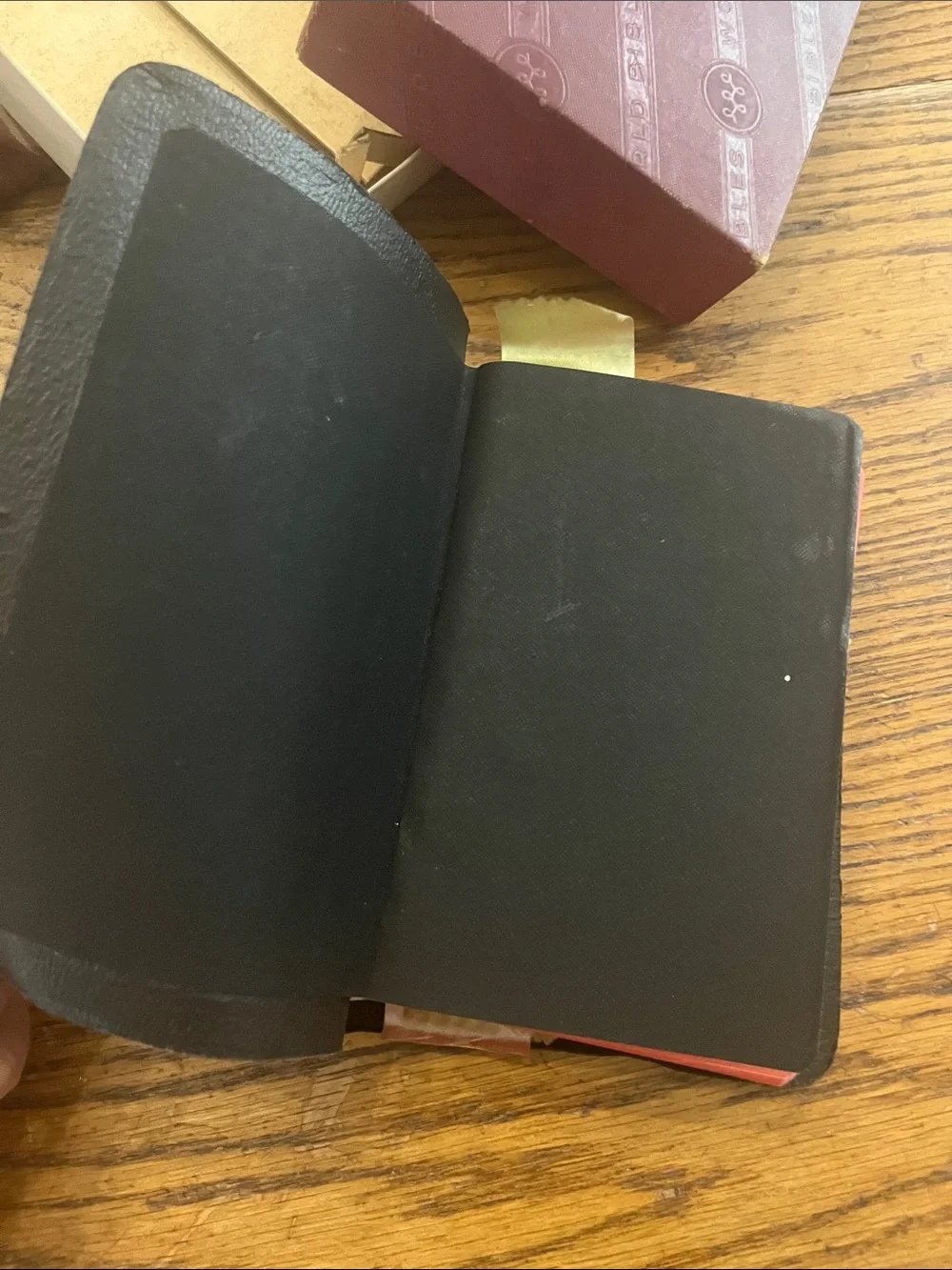 Vintage King James Black Holy Bible with Gold Lettering